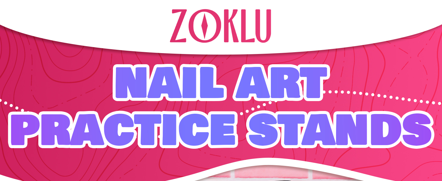 Nail Art Practice Stands