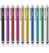 STYLUSHOME Stylus Pens for Touch Screens,10PCS Stylist Pen for iPad iPhone | With Clip, For Andro...