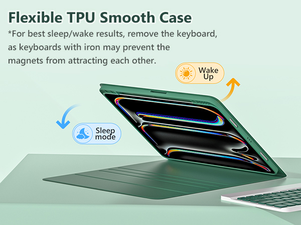 ipad pro 13 inch case 2024 with keyboard ipad 13 pro case with keyboard apple ipad pro 13 inch m4