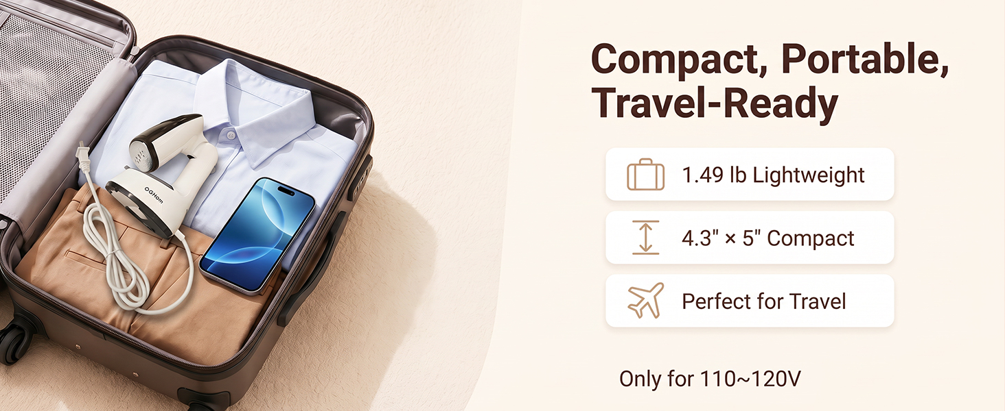 travel steamer