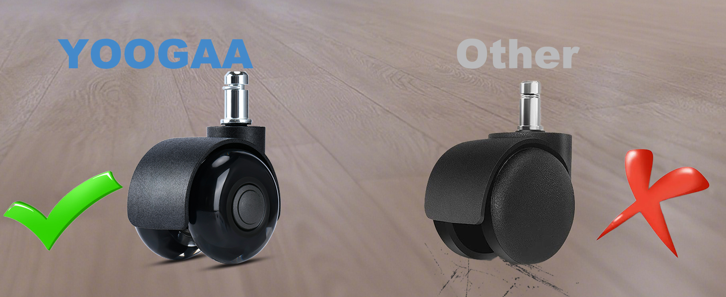 YOOGAA Office Chair Caster Protect floor