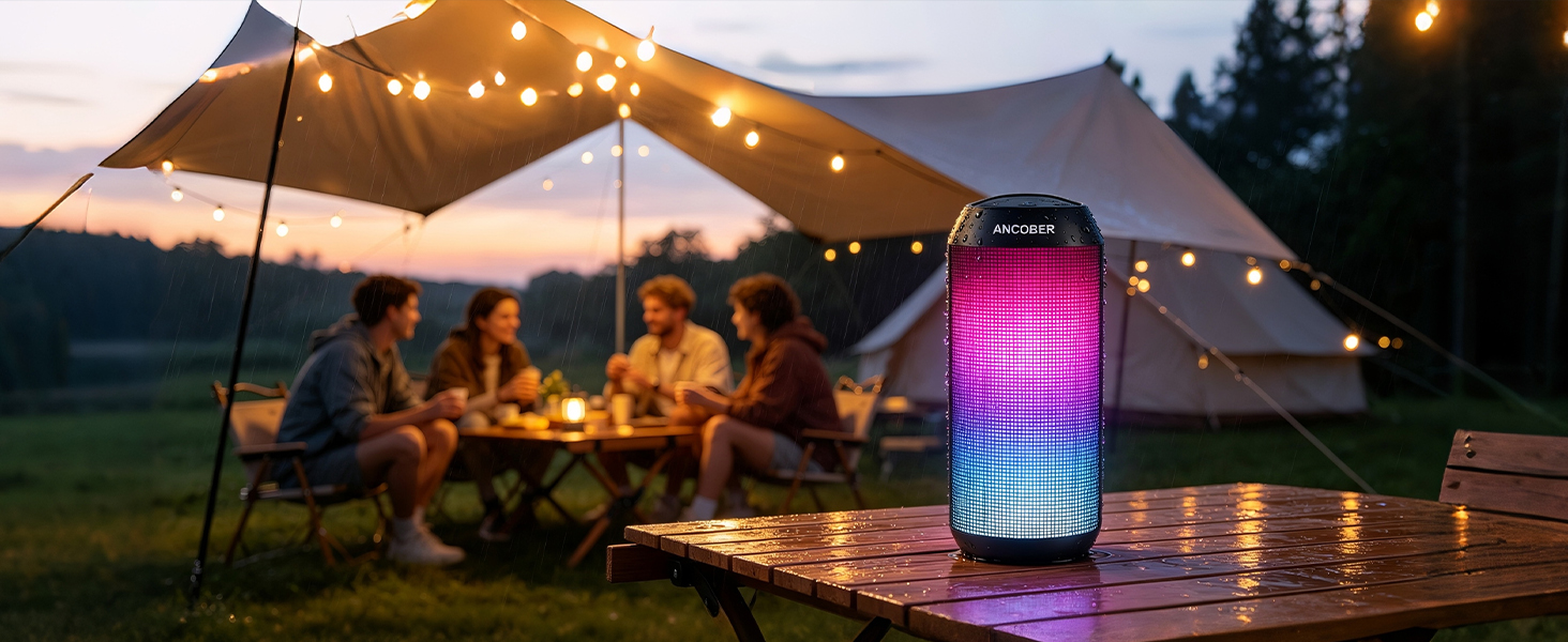 Camping Essentials: Bring your music playlist along for camping weekends, backyard evenings, picnics