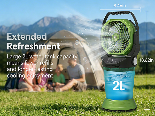 misting fan for outdoor