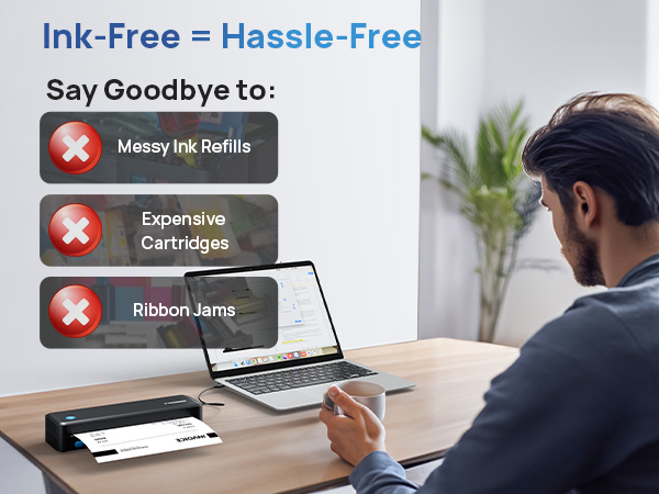 Ink free printing