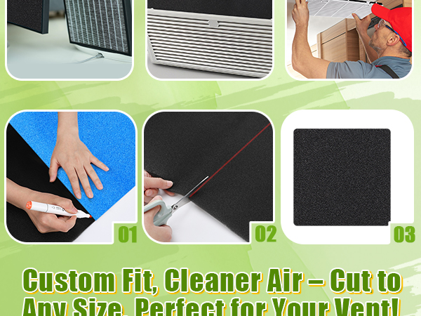 Cuttable Air Conditioner Filters