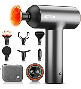 arboleaf Thermal Massage Gun Deep Tissue with Heat, Handheld Muscle Percussion Massager with Full...