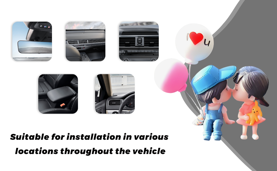 You can put it on your car dashboard to decorate your car and add driving fun.