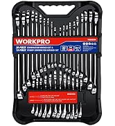 WORKPRO 32-piece Combination Wrench Set, Metric & SAE