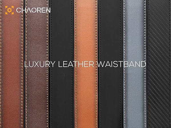 Leather Ratchet Belt Men