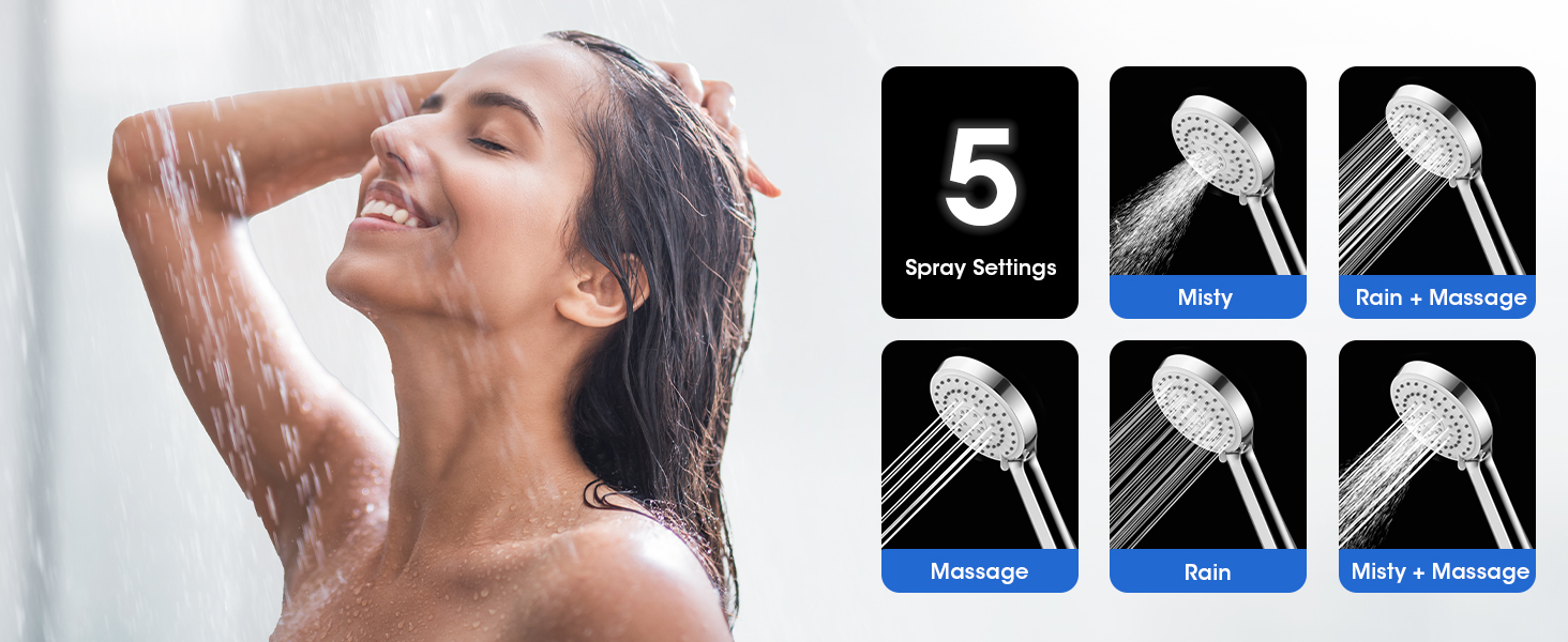 detachable shower head