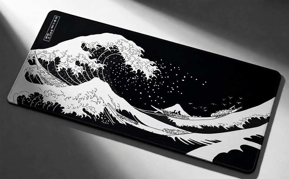 wave mouse pad