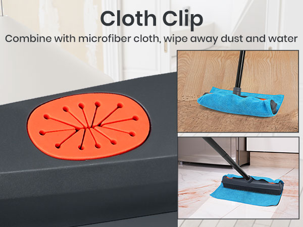 brooms for sweeping indoor pet hair removal tool with cloth for mopping