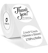 Rongta Label Tape for R22, Standard Laminated Thermal Label Tape Replacement, Waterproof, Oil-Pro...