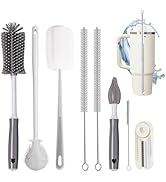 8Pcs Water Bottle Cleaner Brush Compatible with Stanley, Multipurpose Bottle Brush Cleaner Kit wi...