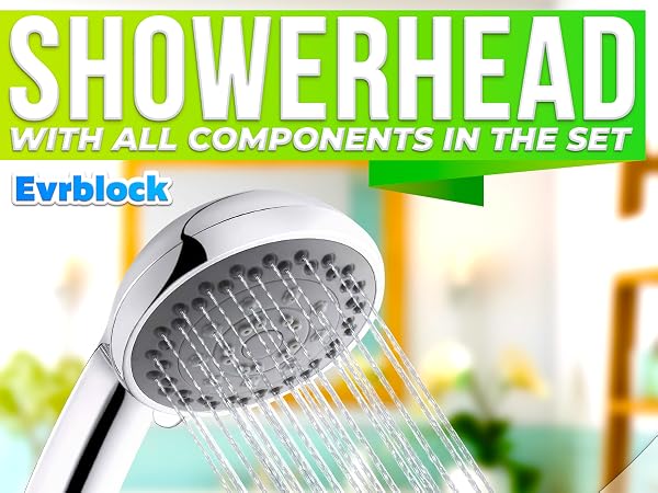 pressure boosting shower head shower spray shower hose extra long showerheads & handheld showers