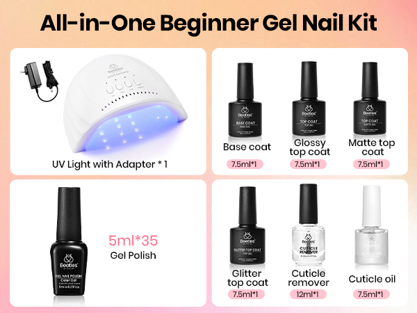 gel nail kit manicure kit