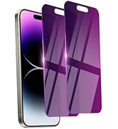 Ifaeveus 2 Pack Privacy Screen Protector for iPhone 14 Pro Max Tempered Glass 6.7inch Private Sav...