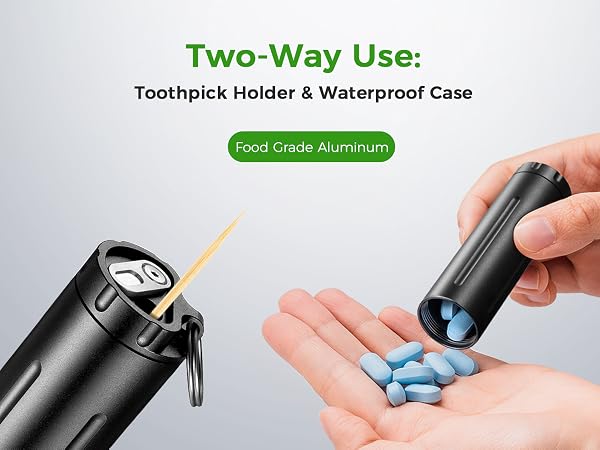Convertible Design: From Toothpick Holder to Sealed Canister
