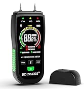 Wood Moisture Meter, Firewood Moisture Tester, Drywall Moisture Detector Professional Moisture Co...