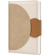 CAGIE Lined Journal for Women, 100GSM Leather Journals for Writing with Buckle Closure,A5 Hardcov...