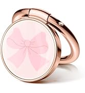 GVIEWIN Floral Cell Phone Ring Holder, Metal Kickstand Grip 360° Rotation Compatible with iPhone ...