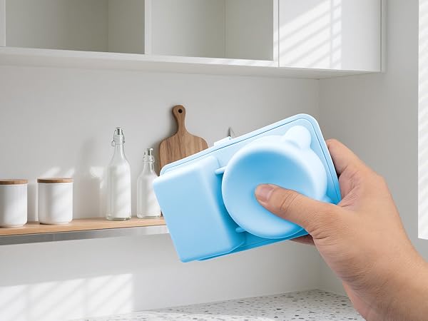 Silicone Reusable Snack Containers with Lids
