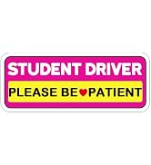 Student Driver Car Magnet, Teen Driver Magnet for Car, 10