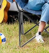 NAIZEA Heated Camping Chair, Oversized Heated Chairs with 3 Heat Levels, Portable Heated Folding ...