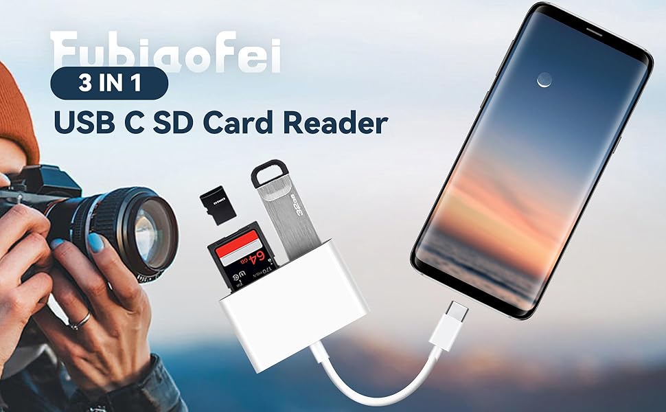 SD Card Reader for iPhone USB C