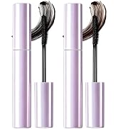 2Pcs Mascara for Older Women,Long Lasting Curl Mascara,Lengthening and Volumizing Mascaras,Lightw...