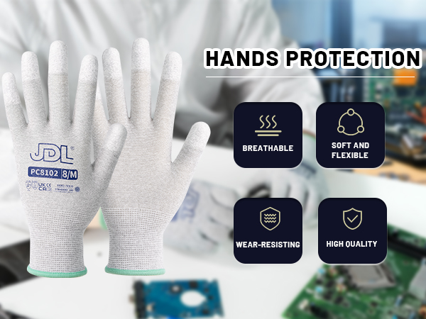 esd gloves esd gloves for electronics esd gloves warm esd gloves- heat resistant anti-static gloves