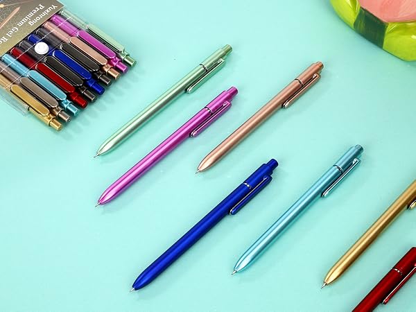 retractable pens fine point pens 0.5mm pens black ink pens smooth writing pens