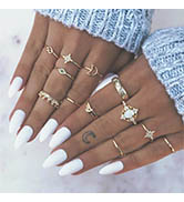 boho stacking rings set