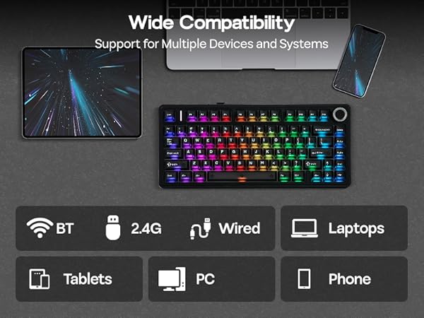 F75 wireless gaming keyboard