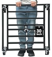 Hongsane 30" Plant Caddy with Wheels Heavy Duty,Extra Large Metal Rolling Plant Stand with 5 Cast...