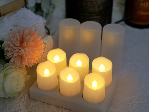 rechargeable tea lights