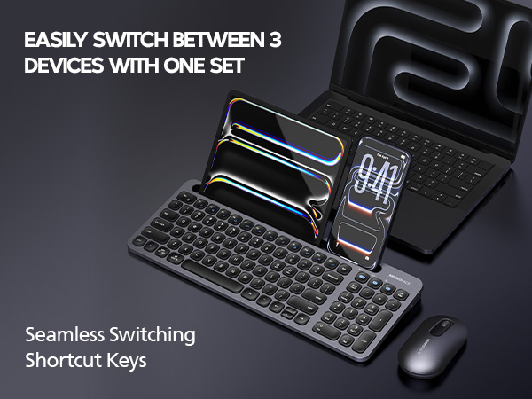 Micropack Bluetooth Wireless Keyboard and Mouse Combo