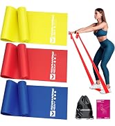 Resistance Bands for Working Out, Exercise Bands for Physical Therapy, Stretch, Recovery, Pilates...