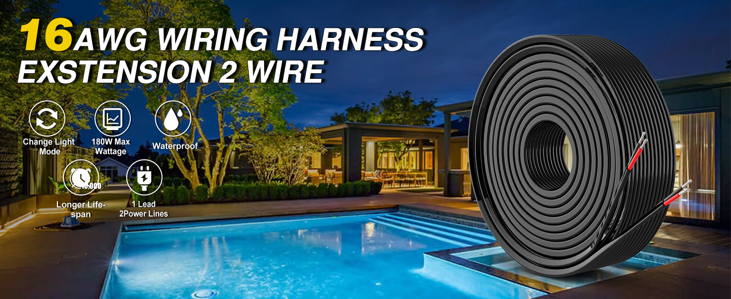 16 AWG Electrical Wire 2 Wire
