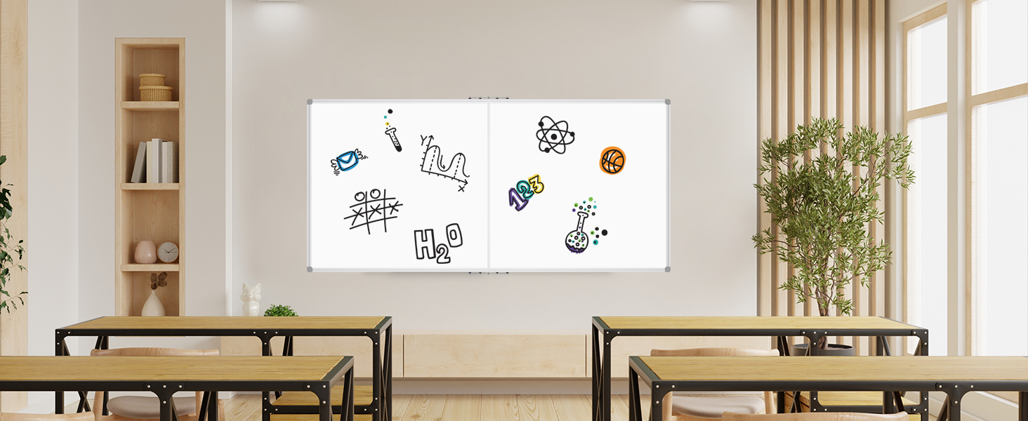 laege foldable white board
