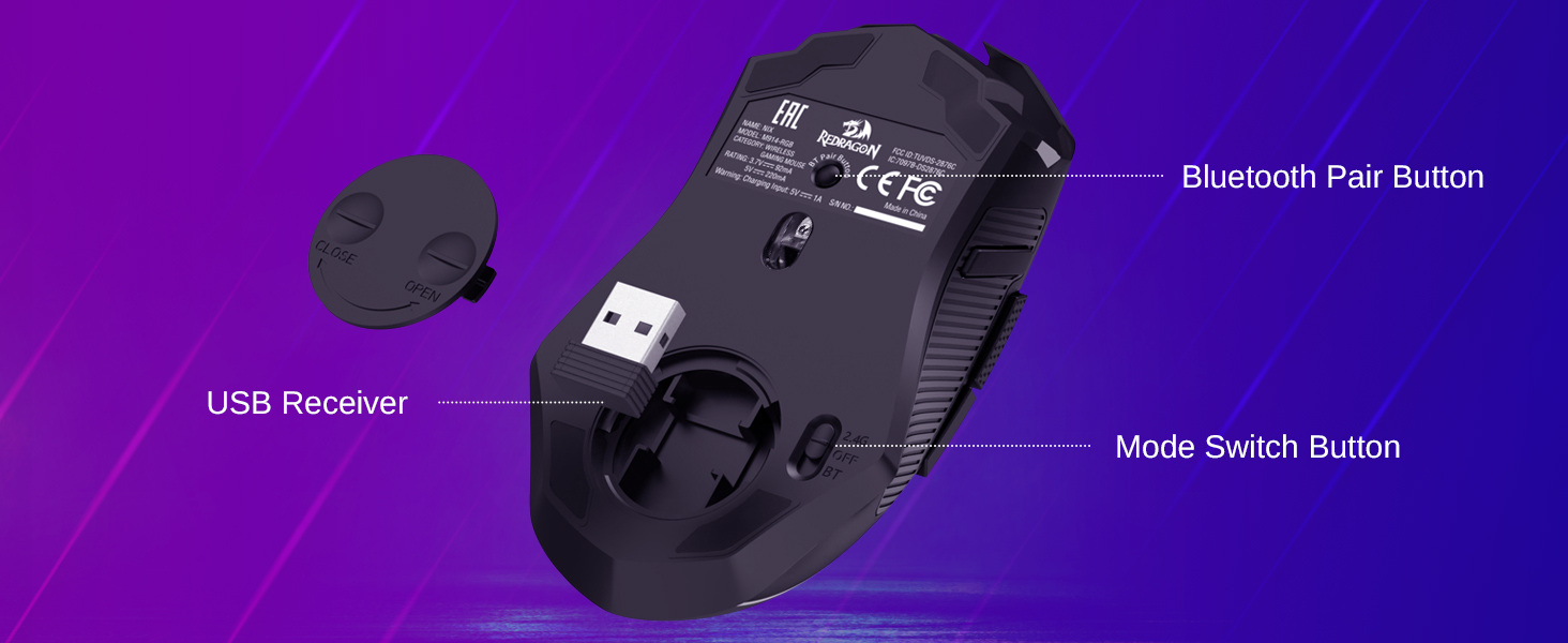 bluetooth gaming mouse