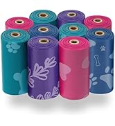 Best Pet Supplies Dog Poop Bags for Waste Refuse Cleanup, Doggy Roll Replacements for Outdoor Pup...