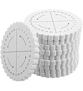 OSALADI 10pcs Round Weaving Disk Kit Slot Bracelet Braiding Tool for DIY Jewelry Making for Begin...
