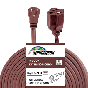 brown extension cord