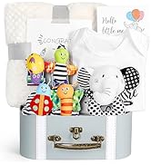 iAOVUEBY Baby Gift Set, Baby Shower Gifts, Black and White High Contrast Baby Toys 0-6 Months for...