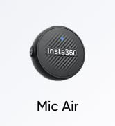 Insta360 Mic Air Transmitter, 7.9g Ultralight, Wireless Microphone, Noise Cancelling, Vlog, Strea...
