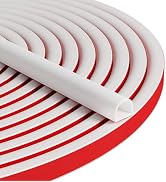 Bantie 20FT Weather Stripping Door Seal Self Adhesive Door Weather Stripping Weather Strip Silico...
