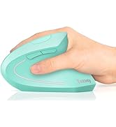 Lekvey Ergonomic Mouse, Vertical Wireless Mouse Rechargeable 2.4 GHz Optical Carpal Tunnel Mouse ...