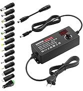 SHNITPWR 60W Universal Power Supply DC 3V 4V 4.5V 5V 6V 7V 7.5V 8V 9V 10V 11V 12V Adjustable Vari...