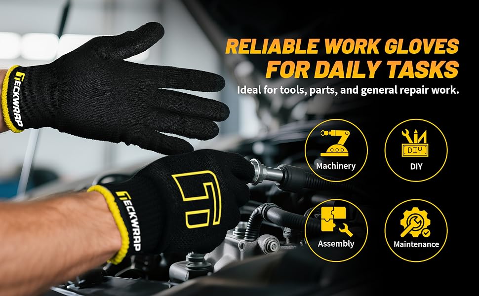 Vinyl Wrap Gloves ideal for professional wrapping and daily work tasks.